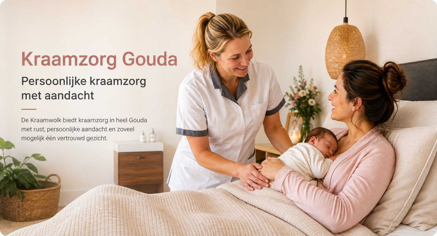 Kraamzorg in Gouda - persoonlijke kraamzorg van De Kraamwolk